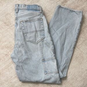 Abercrombie & Fitch Light Wash Ultra High Rise Jeans